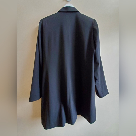 Babaton black Double breated long oversized blazer large size - Picture 4 of 10